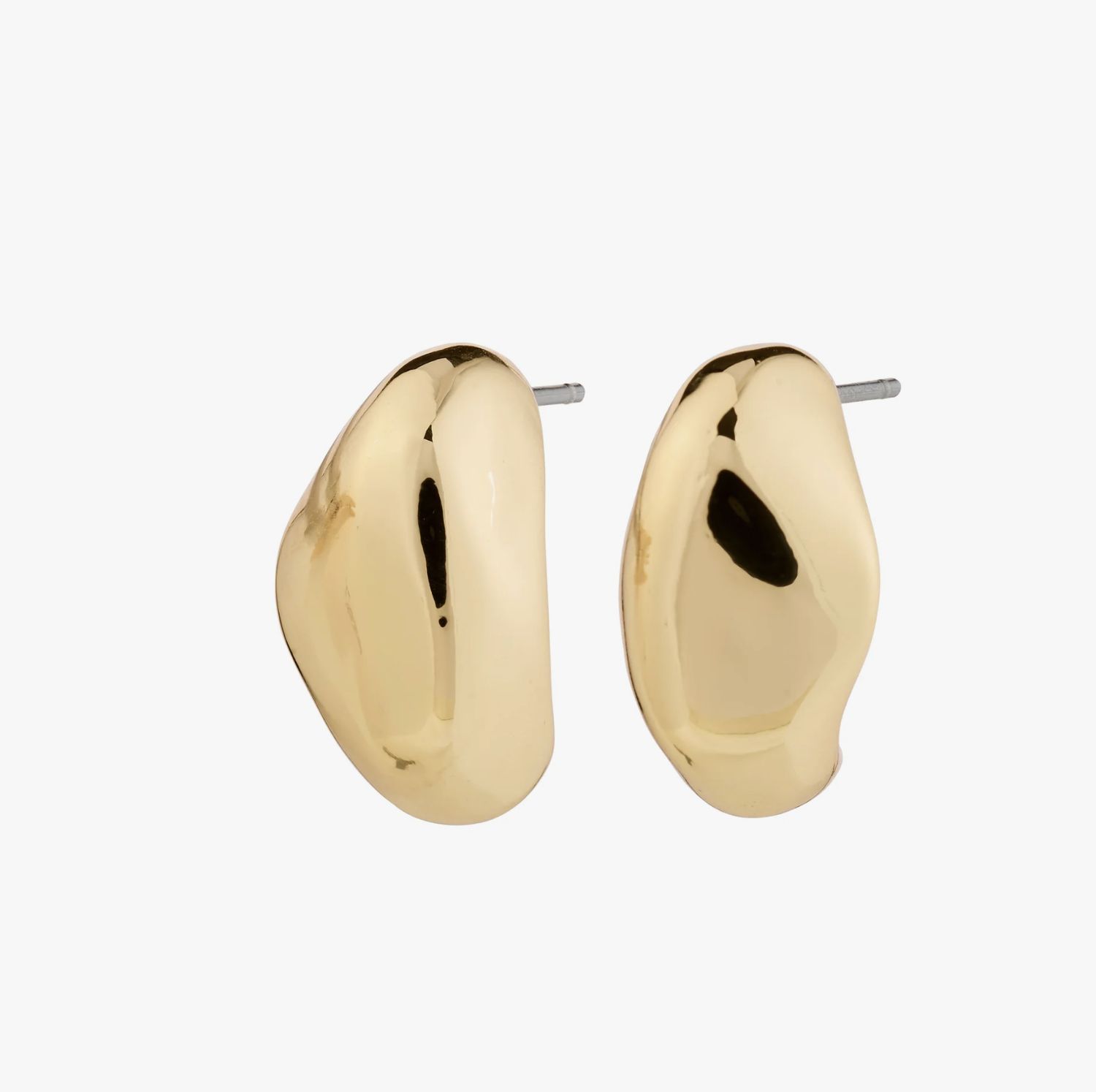 Dune earrings gold plated (klein)
