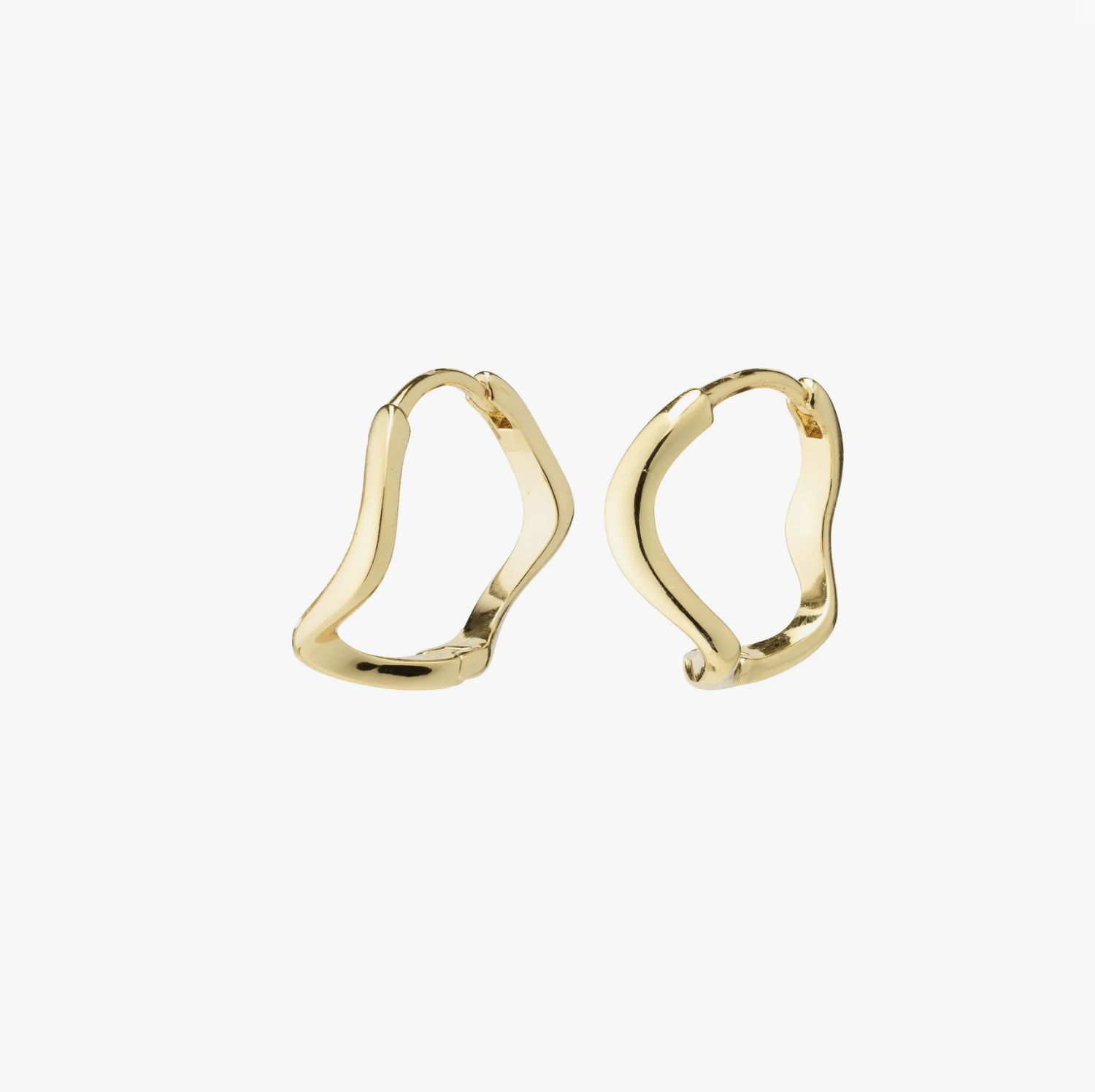Alberte hoop earrings gold plated