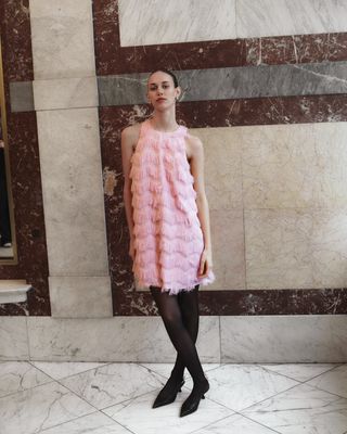 Yasria ls midi dress
