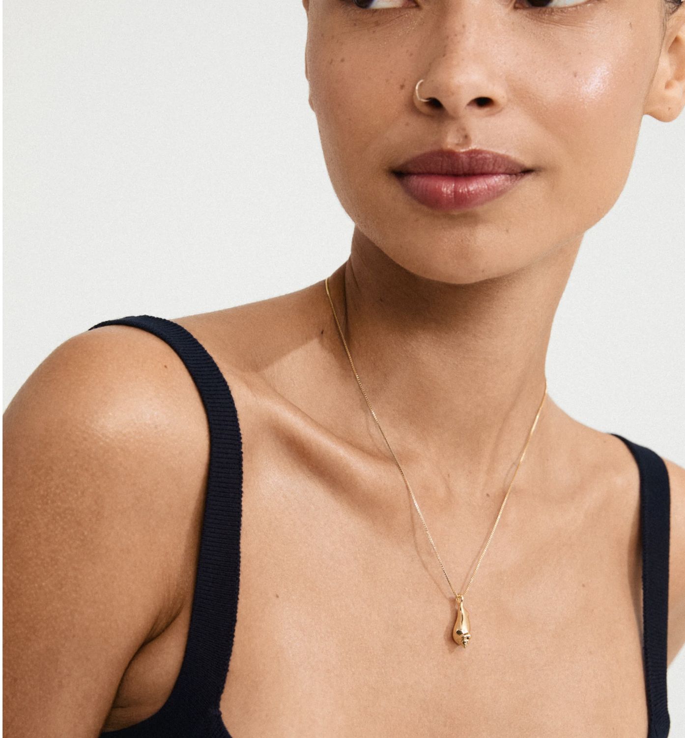 Breeze necklace gold plated