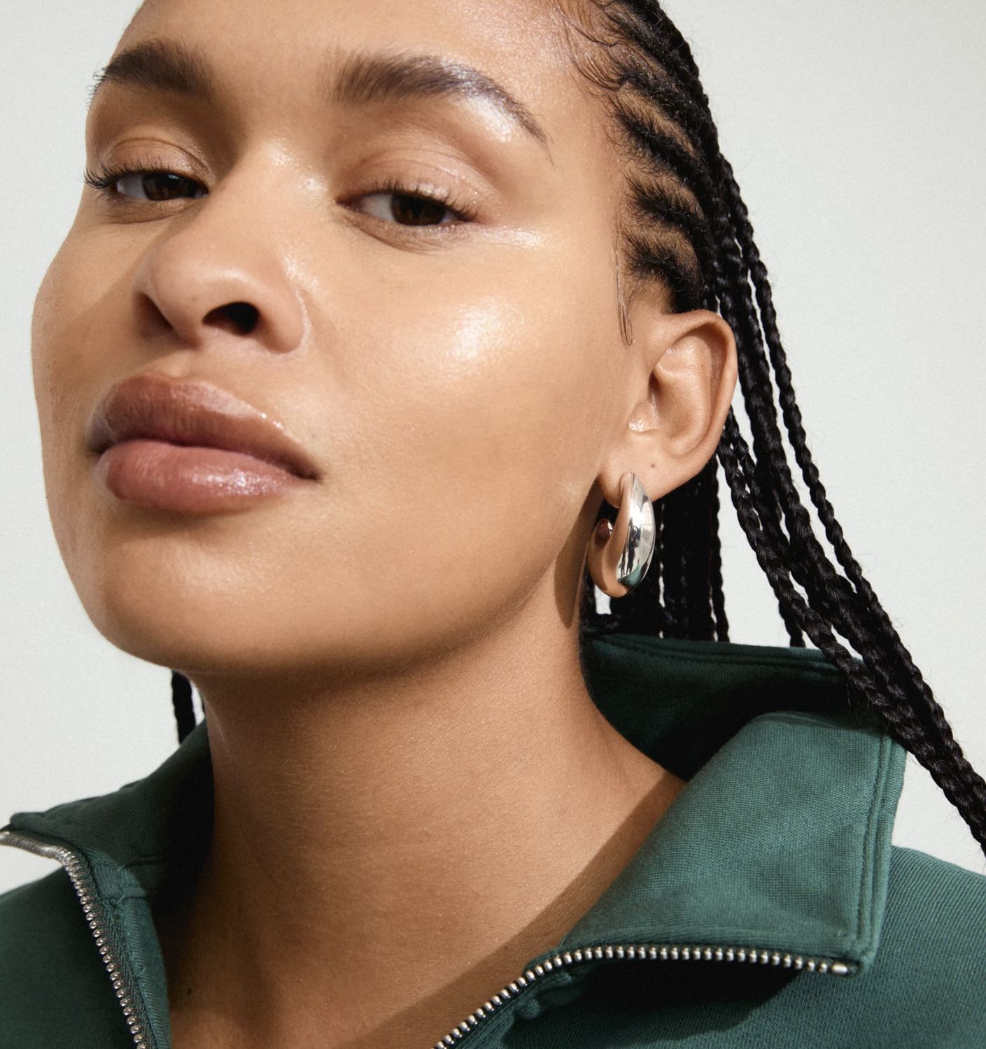 Rory earrings silver plated