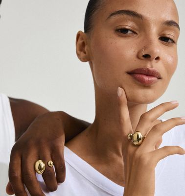 Alvin ring gold plated