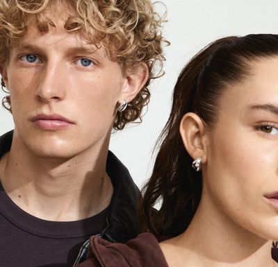 Dune earrings silver plated (klein)