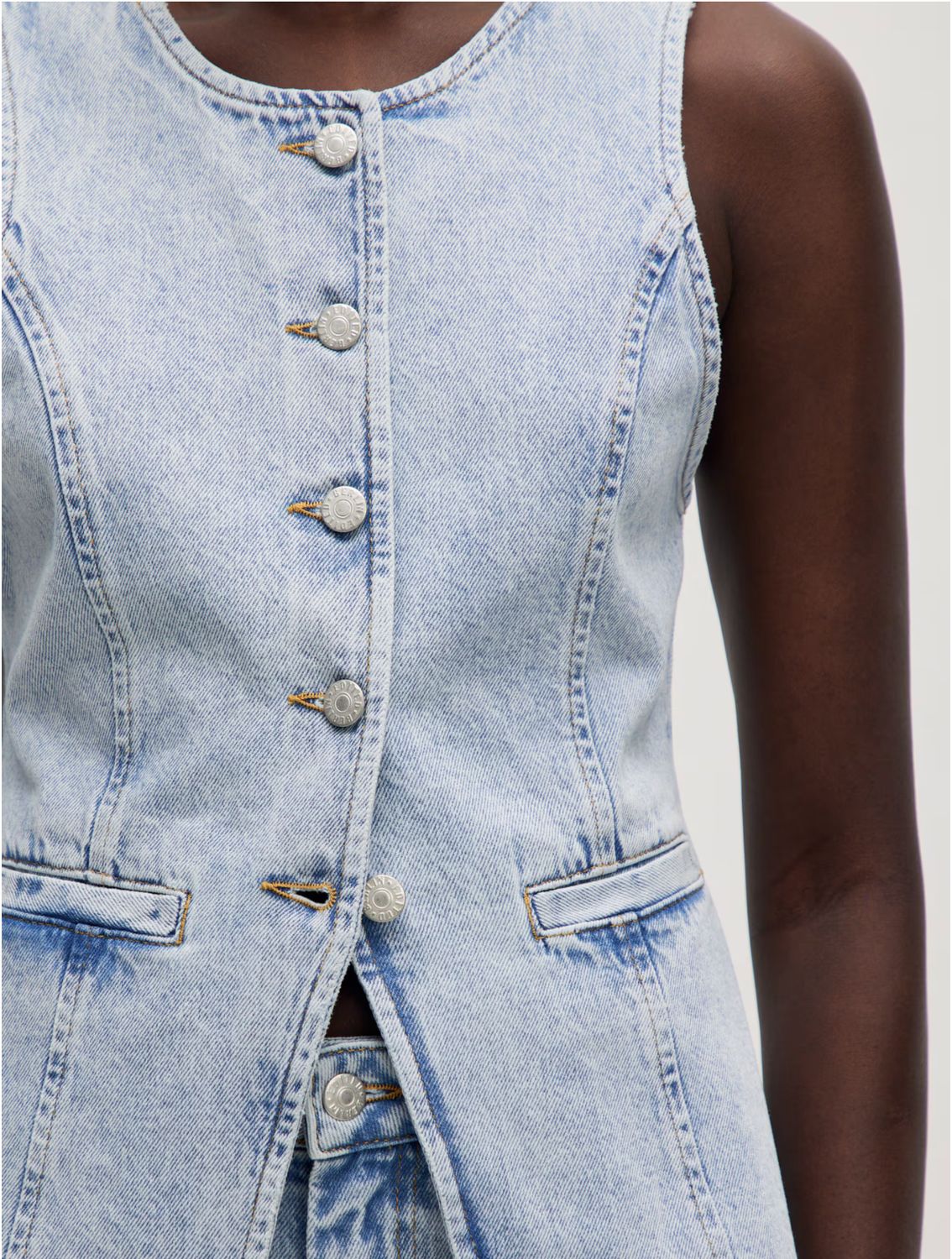 Lyla denim vest