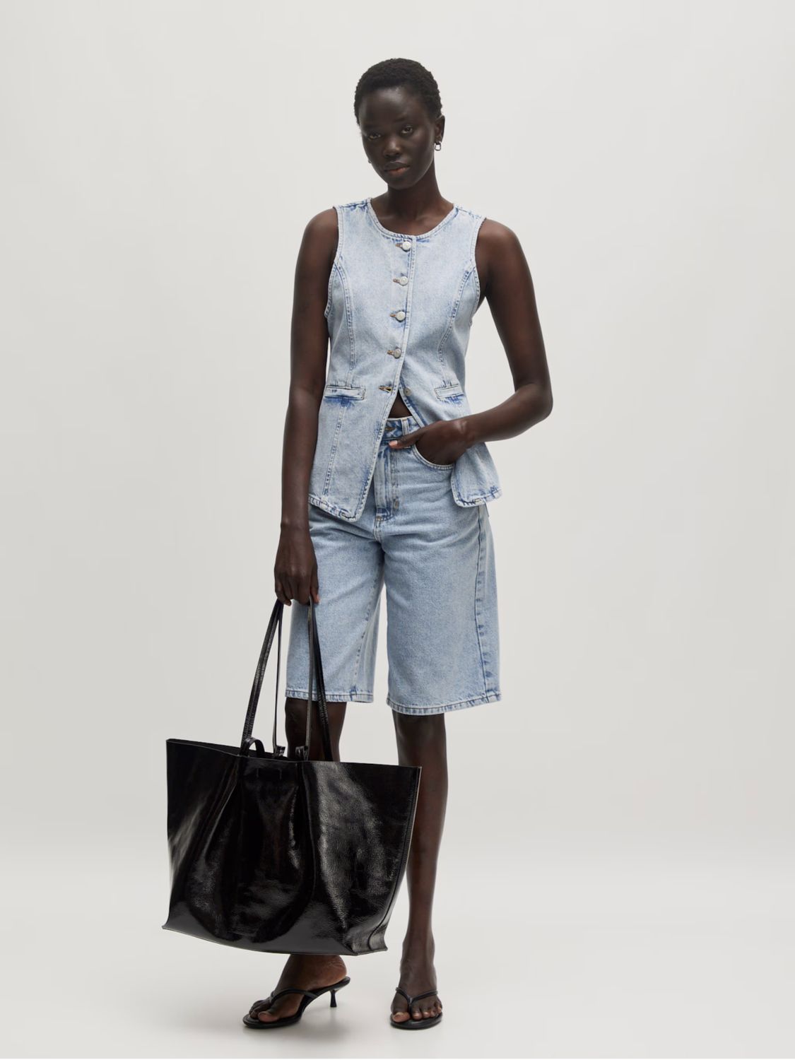 Lyla denim vest