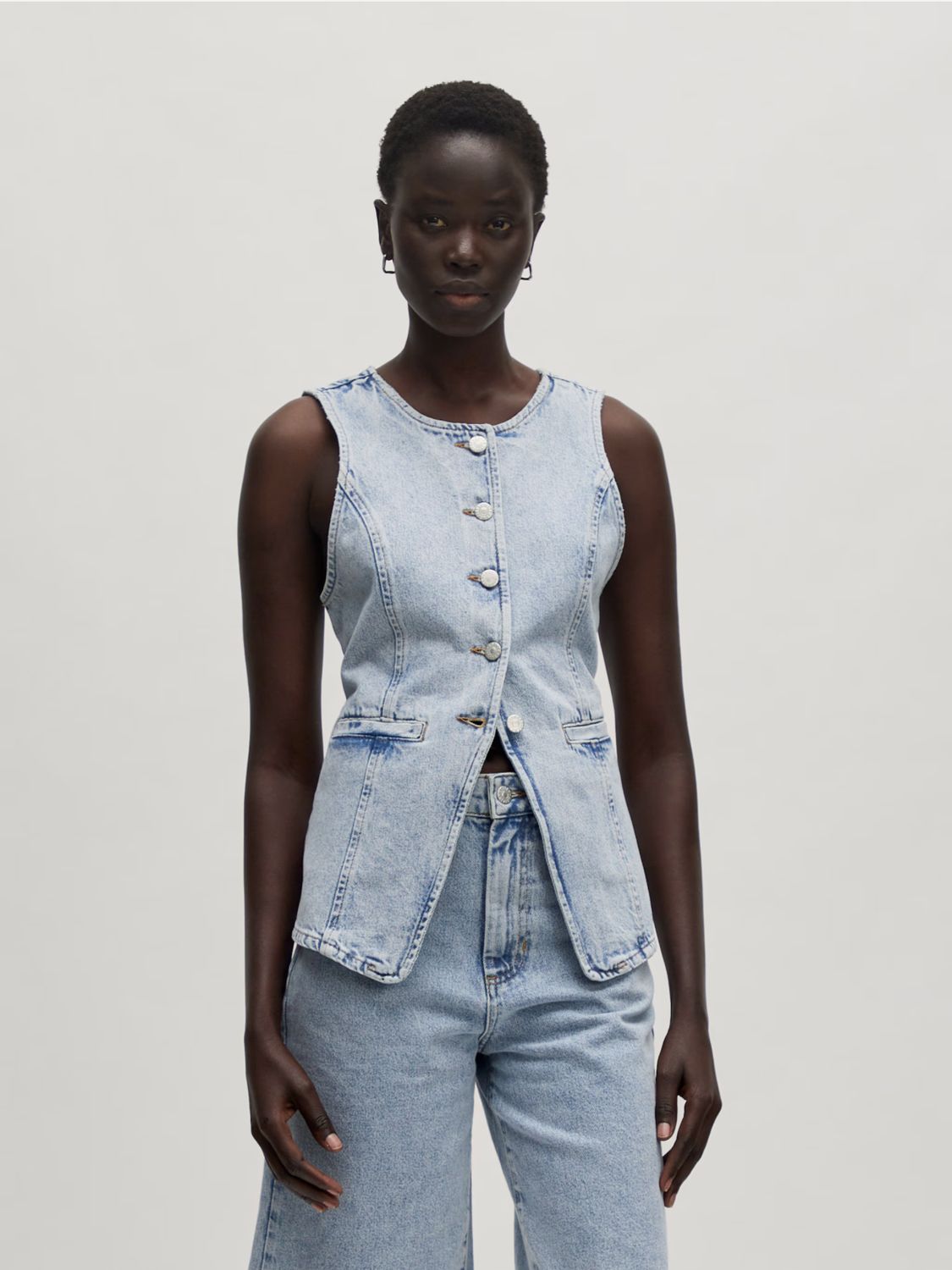 Lyla denim vest