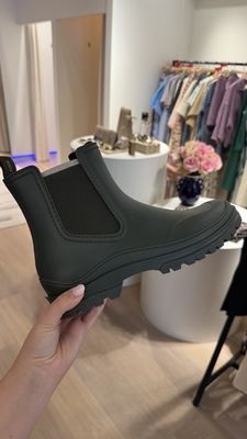 Jodie rubber boot dark green