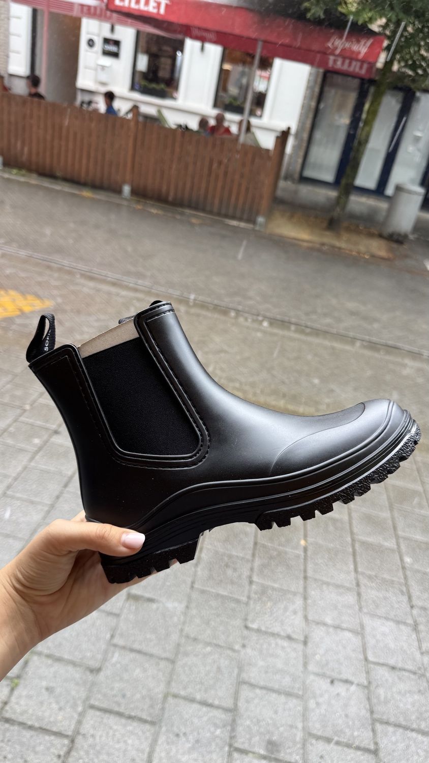 Jodie rubber boot black