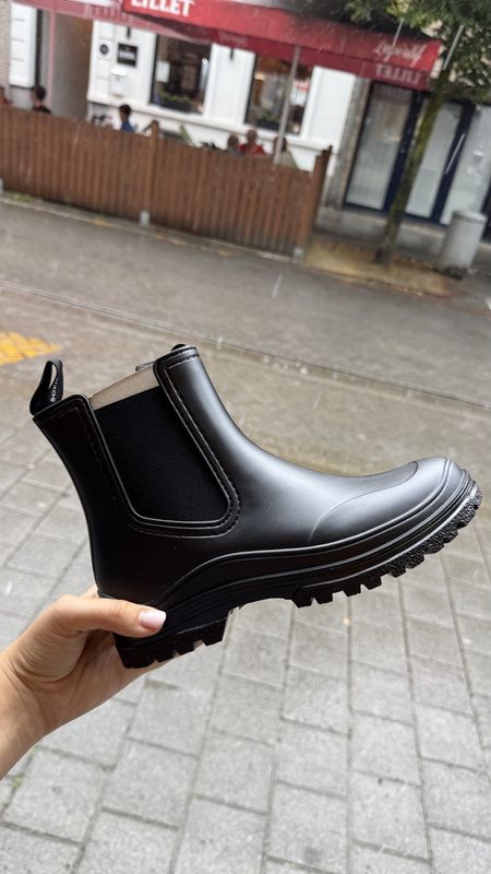 Jodie rubber boot black