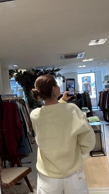 Emisw sweatshirt butter yellow