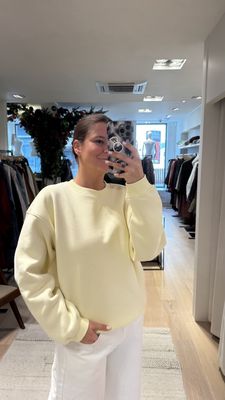 Emisw sweatshirt butter yellow