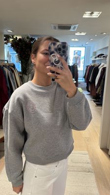 Elinsw sweatshirt grey melange