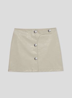 Lena ecru short skirt