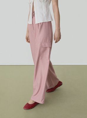 Tirsa pink cargo pants
