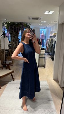 YASTOVE SL LONG DENIM DRESS - EX