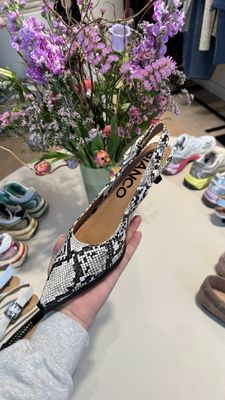 Biada slingback faux leather