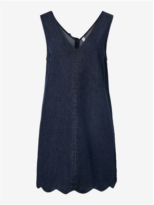YASSCALOP DENIM DRESS