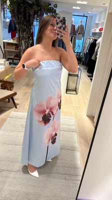 YASORCHIDA MAXI BANDEAU DRESS