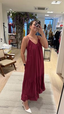 YASSEMA STRAP LONG DRESS S.