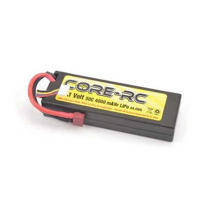 CORE RC 4000mAh 11.1V 3S 50C H/C LP LiPo T Plug - CR775