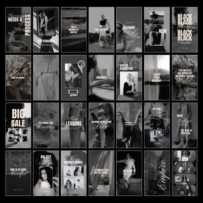 Bold Glamour Reels Templates