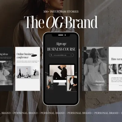 Personal Brand &#39;The OG&#39; Instagram Stories Set