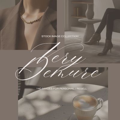✨Very Demure ✨ — 140+ Stock Image Collection