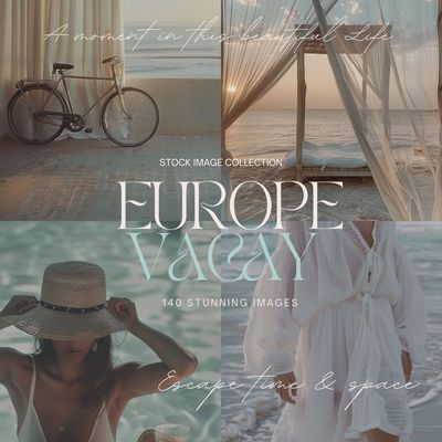 Europe Vacay Stock Image Collection