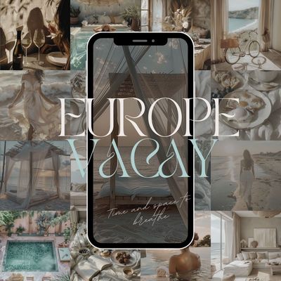 Europe Vacay Stock Image Collection