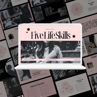 Blush &amp; Boss PLR White Label Ultimate Slide &amp; Course Kit