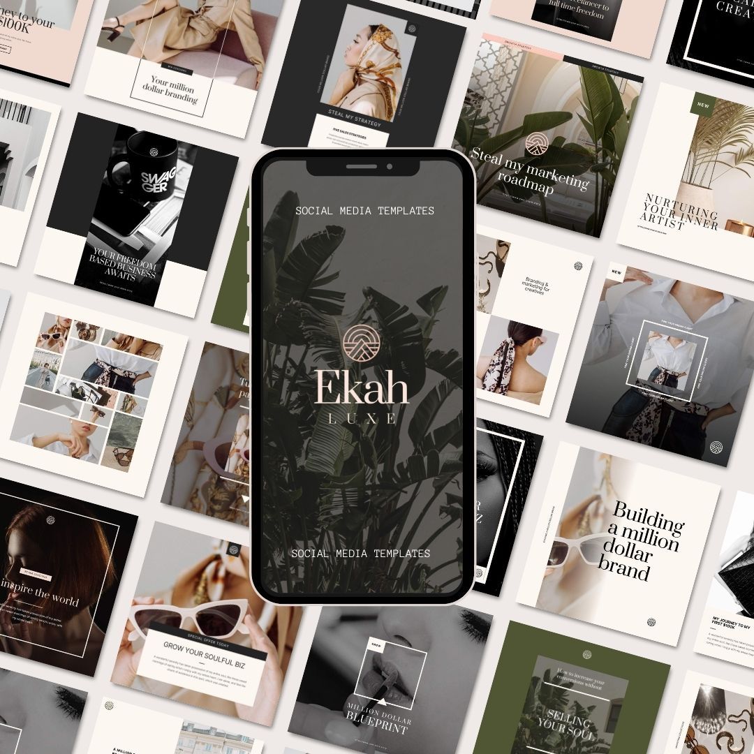 Ekah Luxe Instagram Pack (PLR &amp; MRR Rights available)