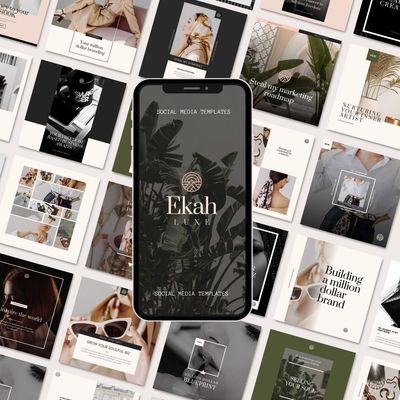 Ekah Luxe Instagram Pack (PLR &amp; MRR Rights available)