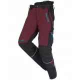 AIR-GO Donna Chainsaw trousers/ Burgundy/red - S