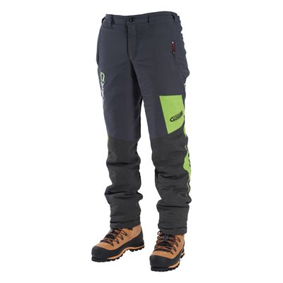 Clogger Grey/Green Zero Gen2 Chainsaw Trousers UL Cert 2XLarge