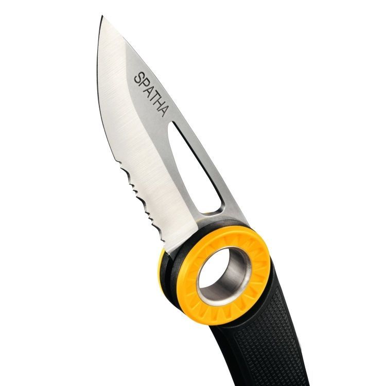 PETZL SPATHA KNIFE - BLACK/YELLOW