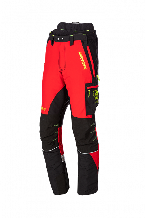SIP CANOPY AIR-GO CHAINSAW PANTS - BLACK/RED