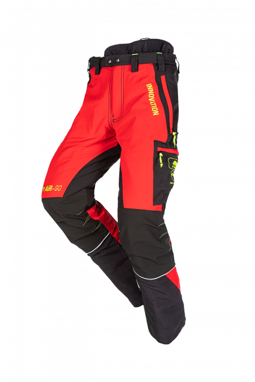 SIP CANOPY AIR-GO CHAINSAW PANTS - BLACK/RED
