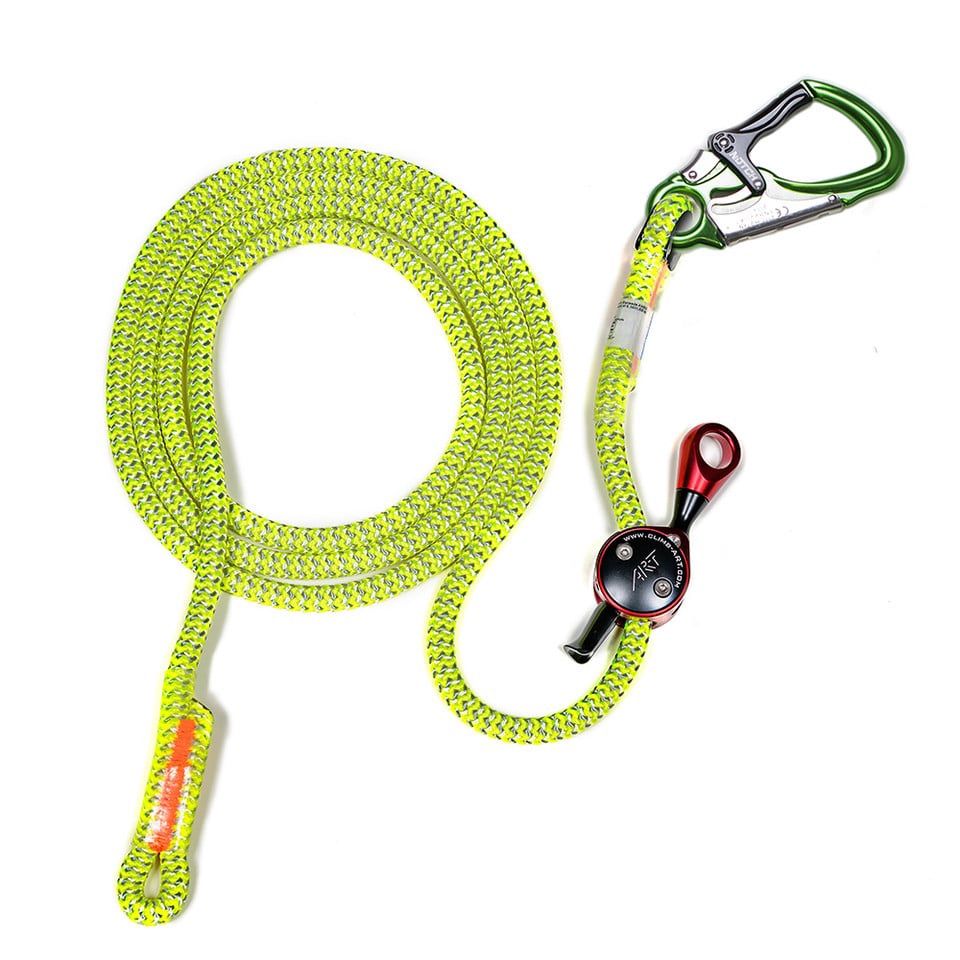 NOTCH 12&#39; LAVA LANYARD w/ ART Swivel POSITIONER &amp;  TRIPLE ACTION SNAP