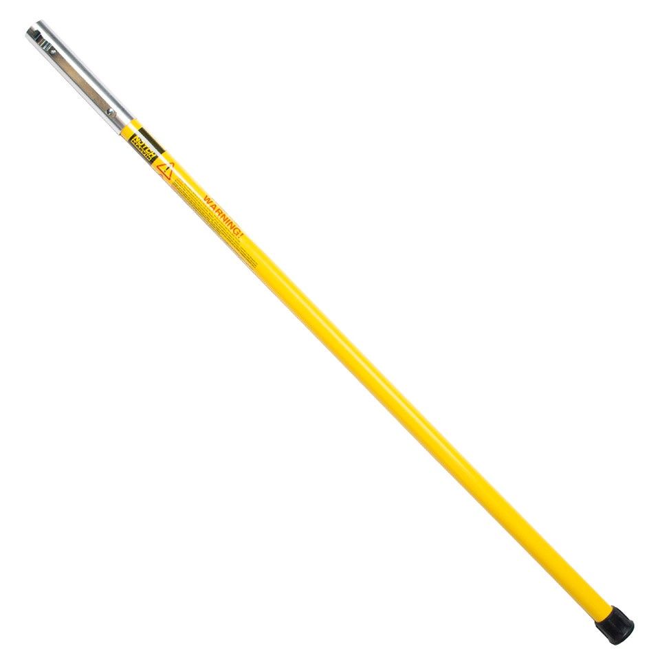 BIG SHOT 4' FIBERGLASS BASE POLE - YELLOW