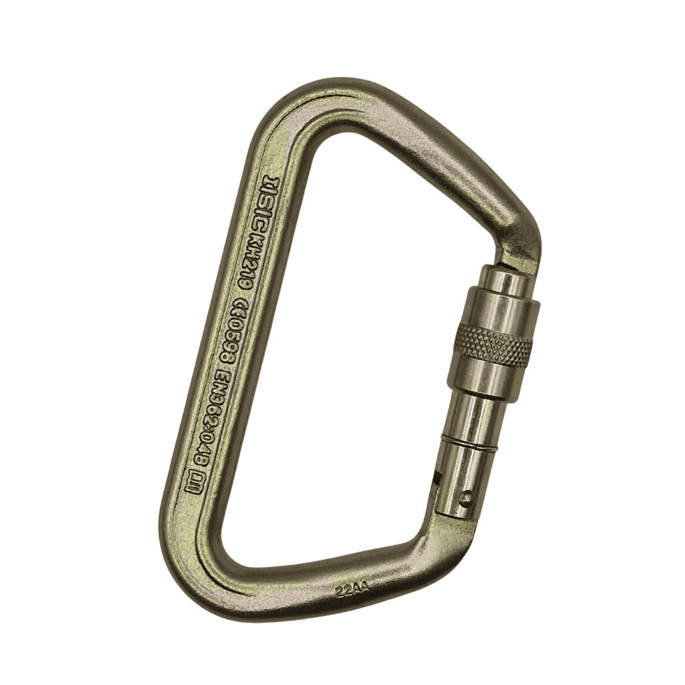 ISC IRON WIZARD CARABINER - LARGE D SCREWGATE