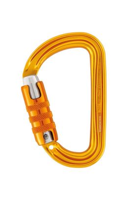 PETZL  SM'D Triact-Lock Yellow Carabiner