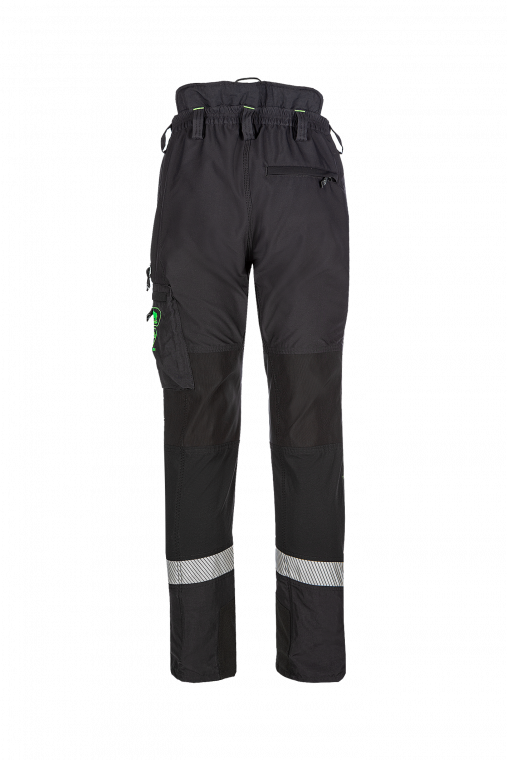 SIP CANOPY AIR-GO CHAINSAW PANTS - BLACK/LIME GREEN, Size: S