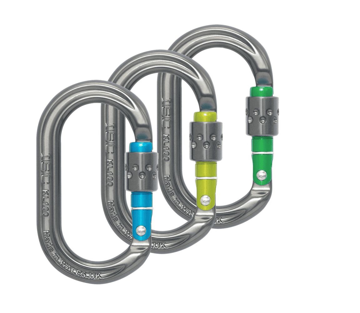 ISC Accessory  Carabiner- Screwgate 3pkt