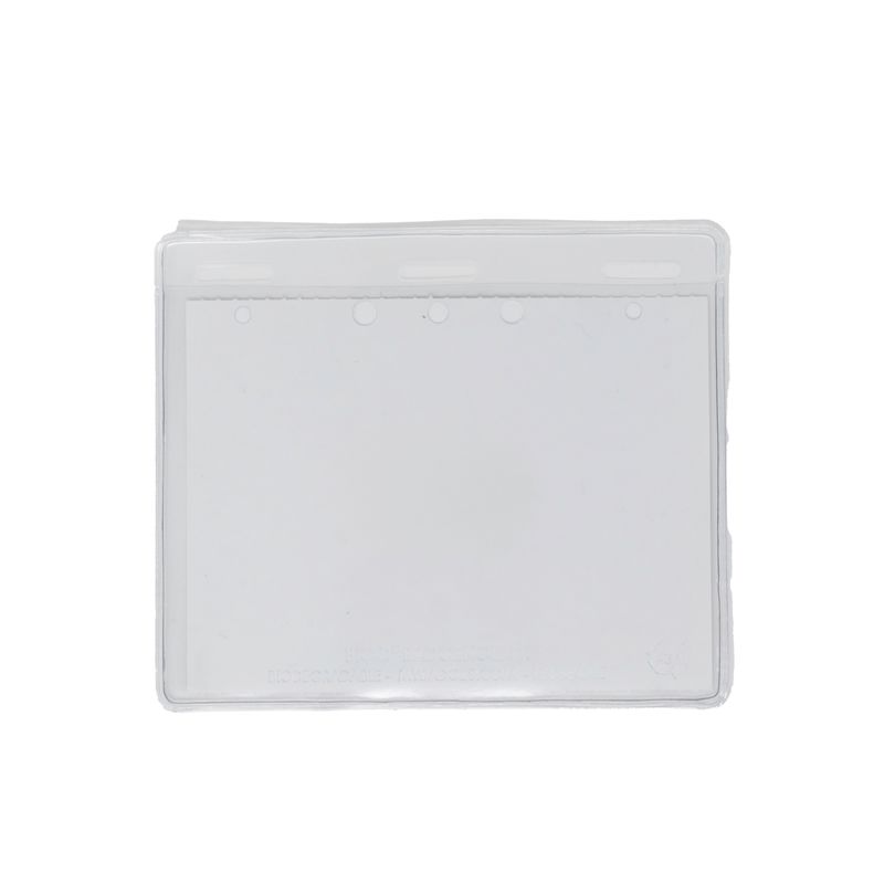 4" x 3" Biodegradable Badge Holder - 3 Slots (100 per pack)