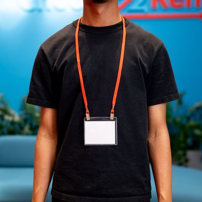 Solid Color Double Clip Lanyards (Pack of 50)