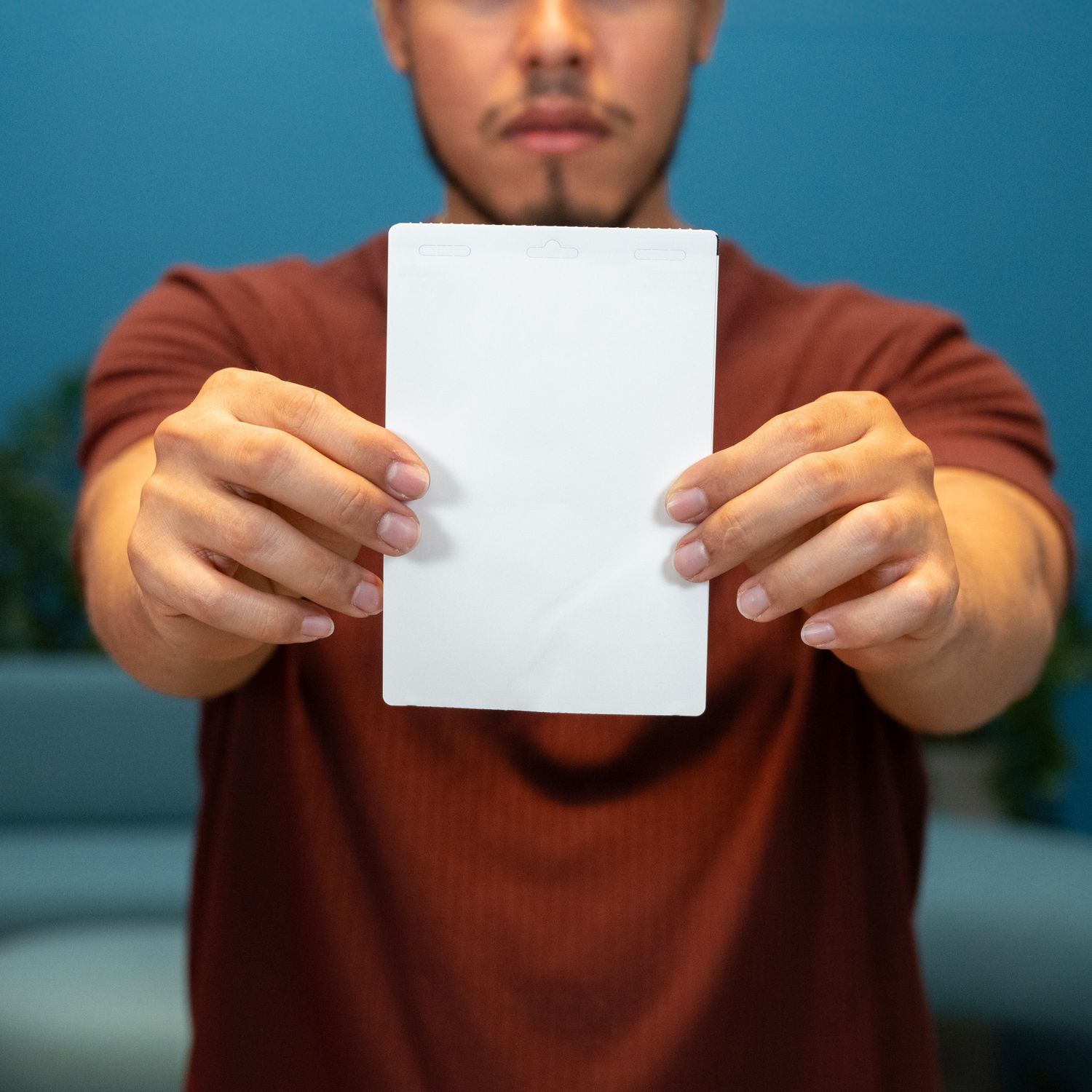 200 Blank IntelliBadge, Double-Sided, for Zebra Printer 4" x 6"