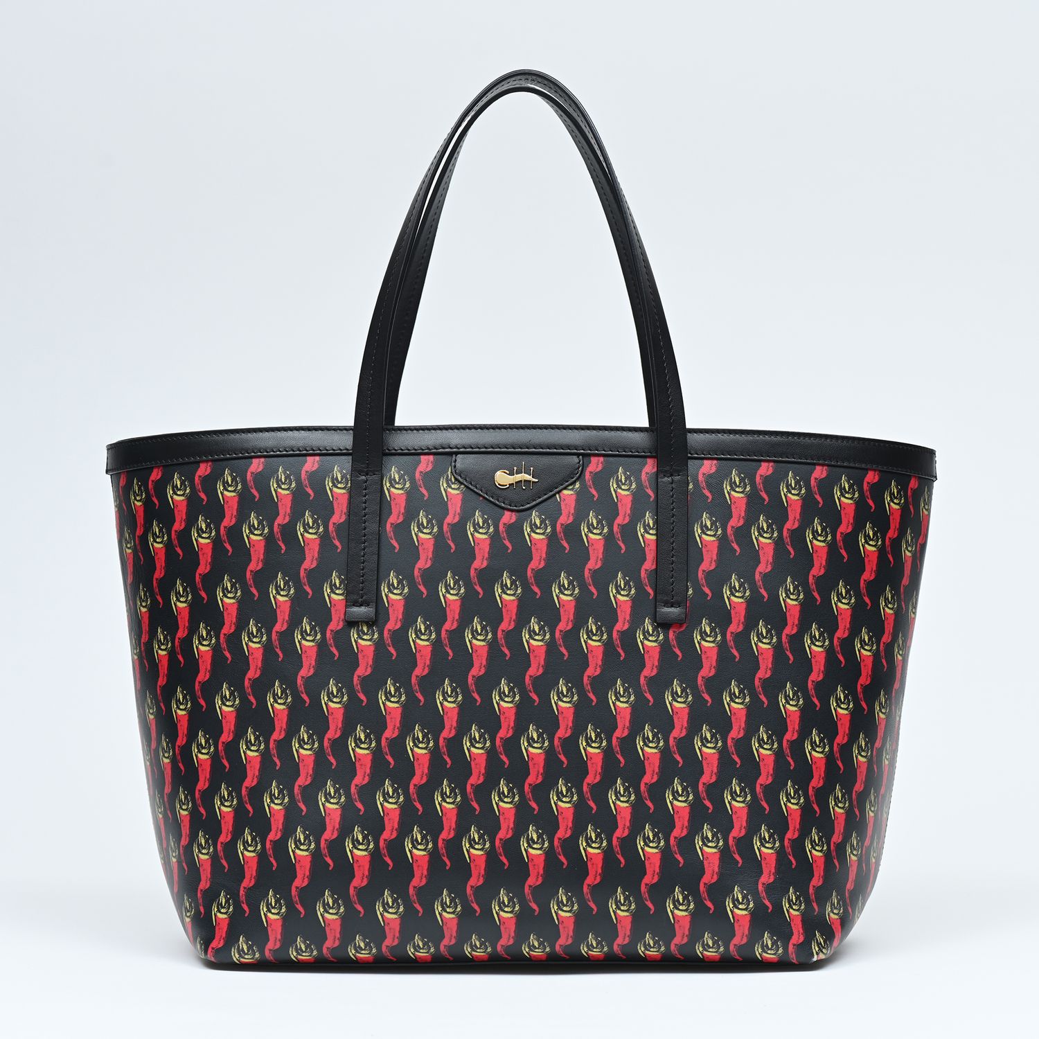 VITA MIA Tote Bag Black Nappa Leather