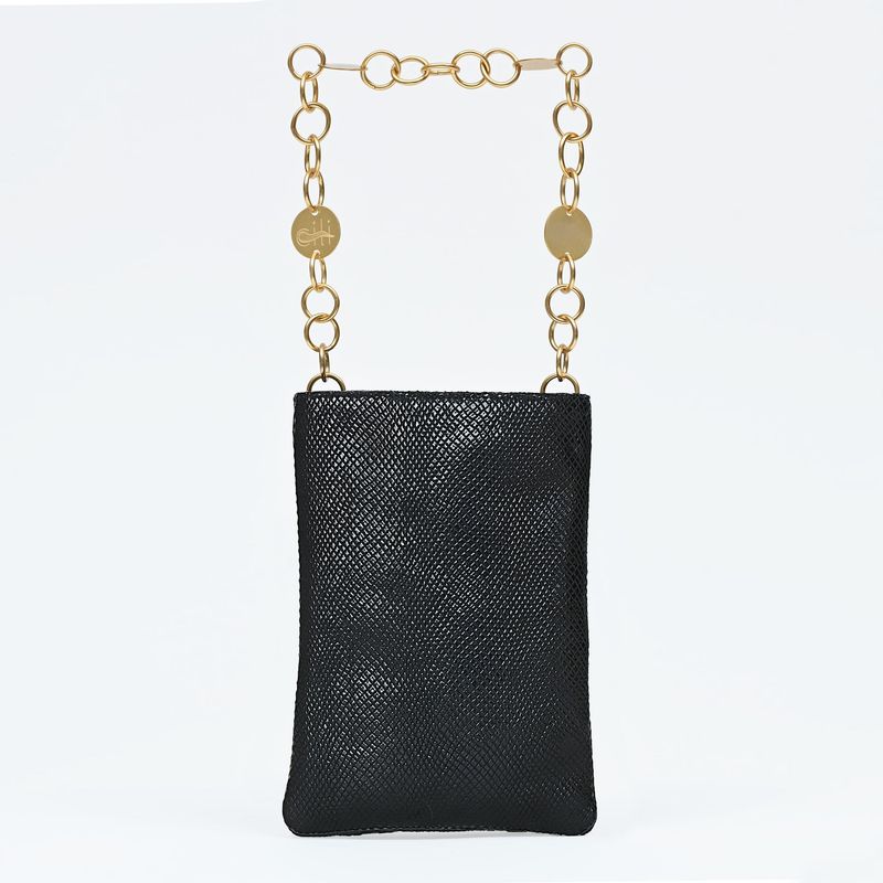 TARANTELLA Borsa con Catena 3D Snake Black
