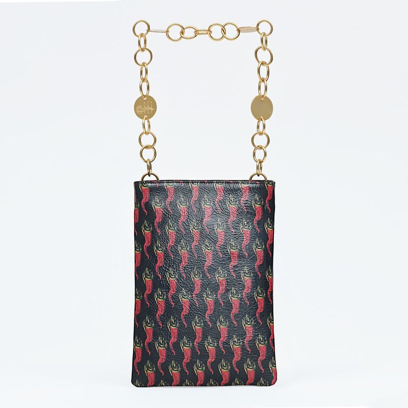 TARANTELLA Borsa con Catena  Black Patent Leather