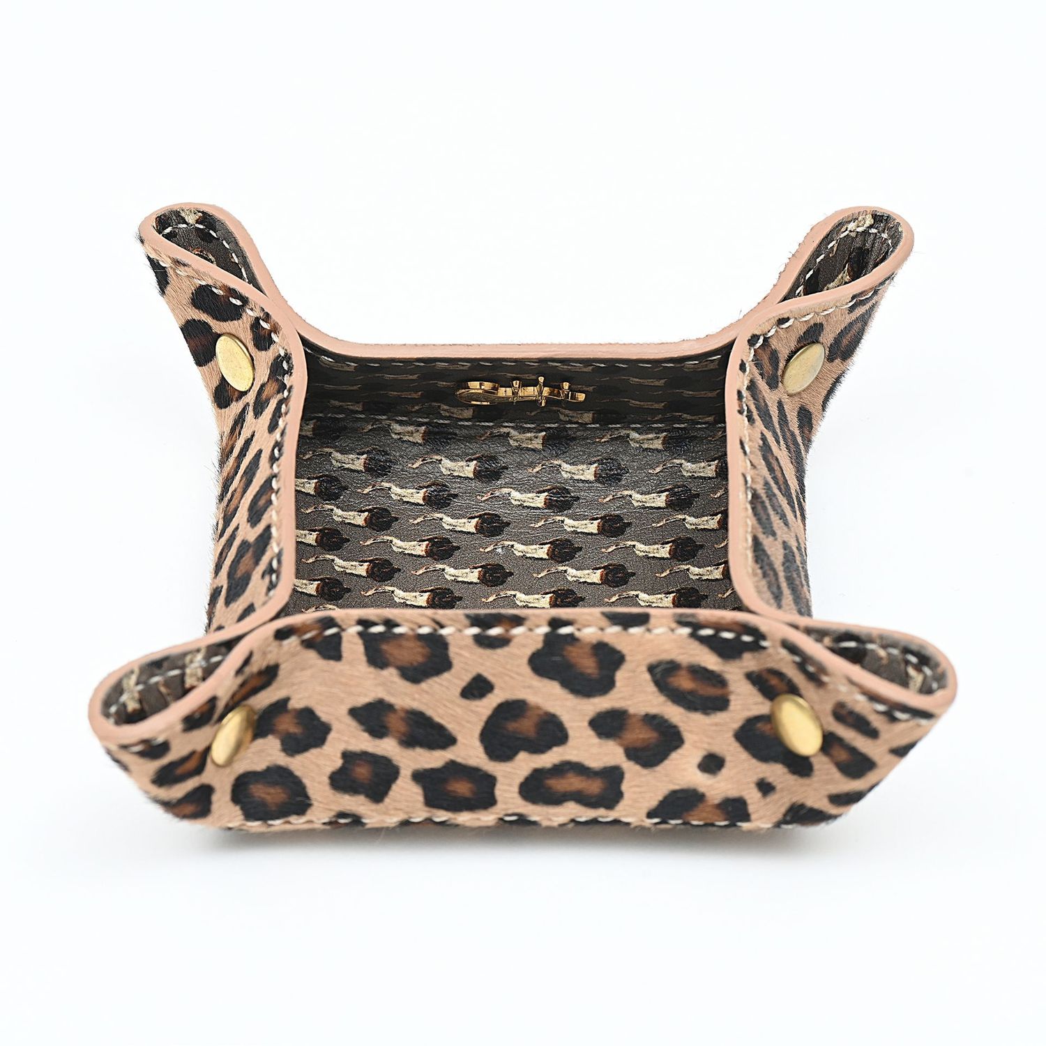 CIU' CIU' Svuotatasche Beige Leopard Calf Hair Leather